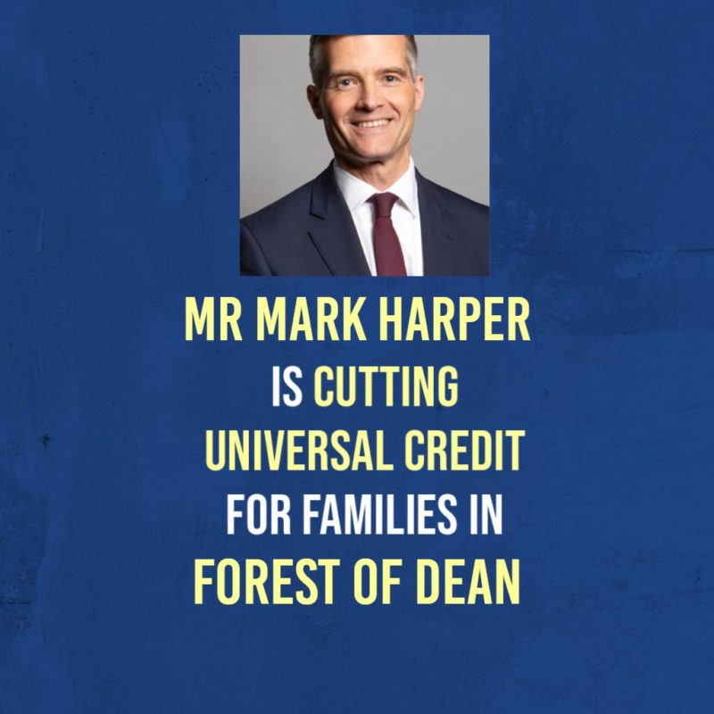 Mark Harper supports universal credit cuts
