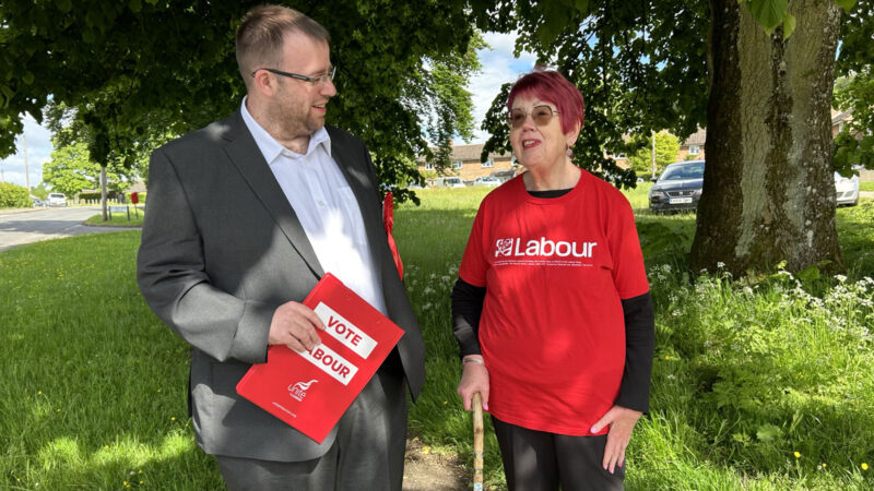 Matt with Chair of the Forest of Dean District Council, Di Martin.